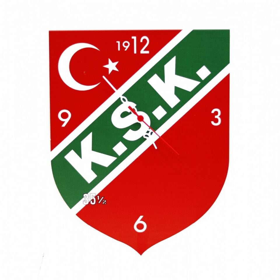 LOGO AHŞAP DUVAR SAATİ