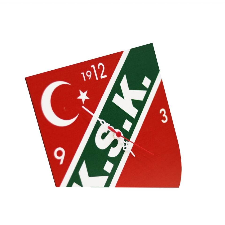 LOGO AHŞAP DUVAR SAATİ