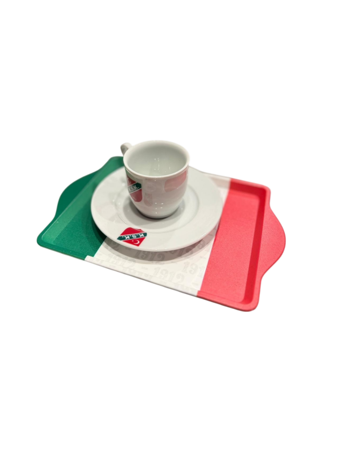 YEŞİL KIRMIZI ARMA  20X14 CM TEPSİ