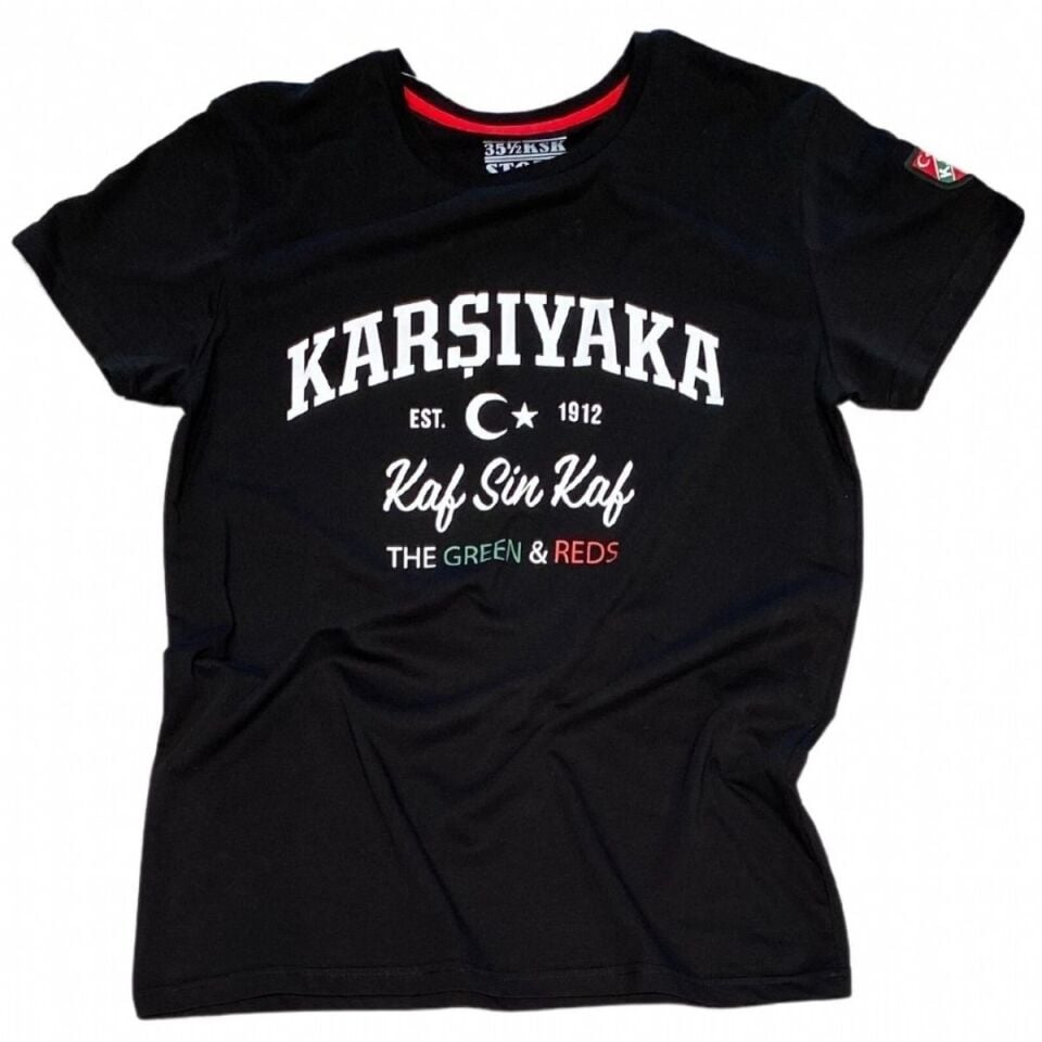 KARŞIYAKA KAFSİNKAF SİYAH T-SHİRT L