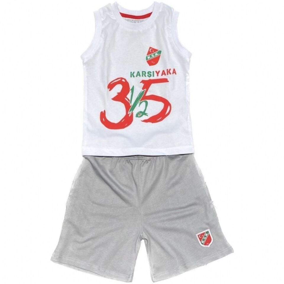 ÇOCUK KOLSUZ PENYE TAKIM GRİ ŞORTLU 176