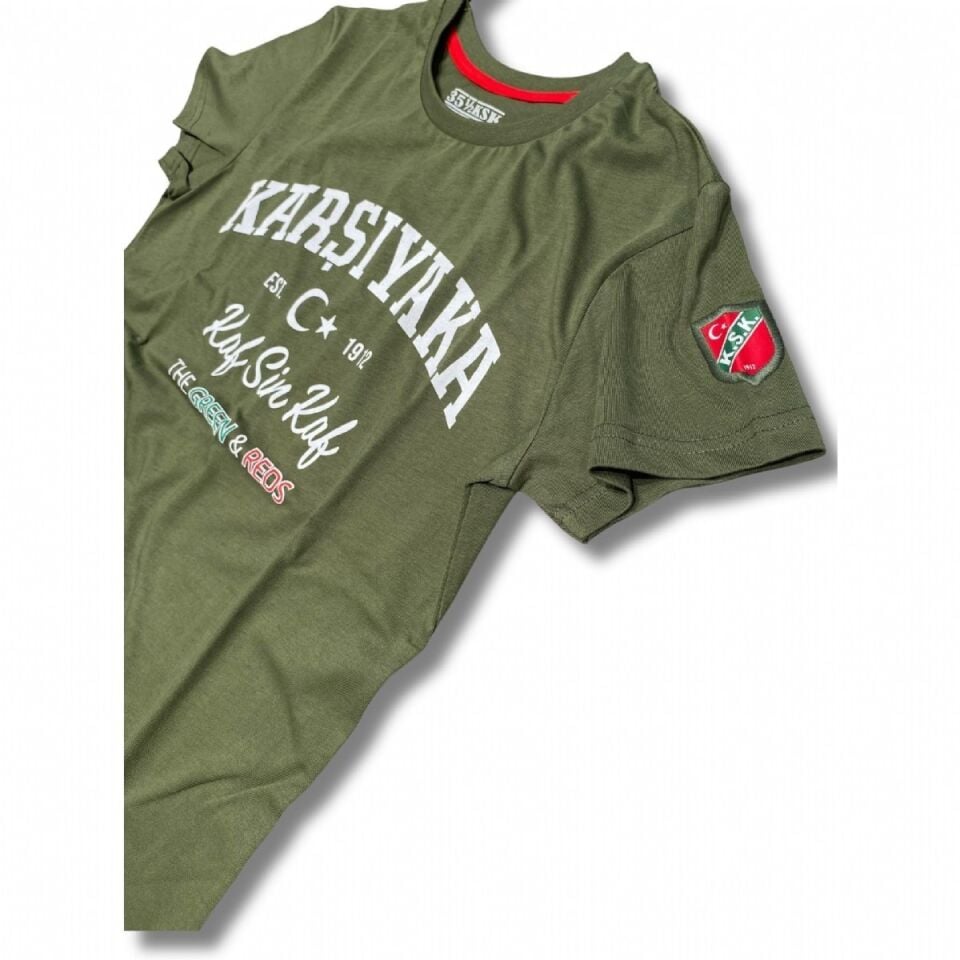 KARŞIYAKA KAFSİNKAF YEŞİL T-SHİRT XS