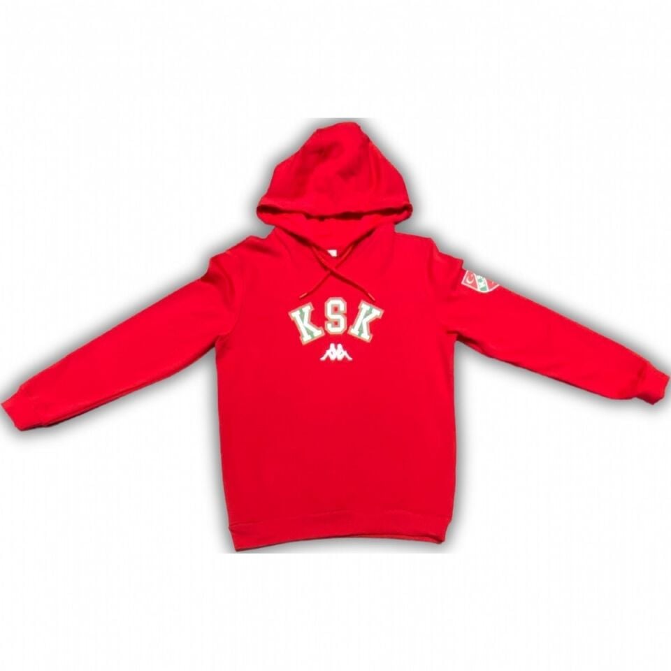KAPPA KSK  KAPÜŞONLU KIRMIZI SWEATSHİRT L