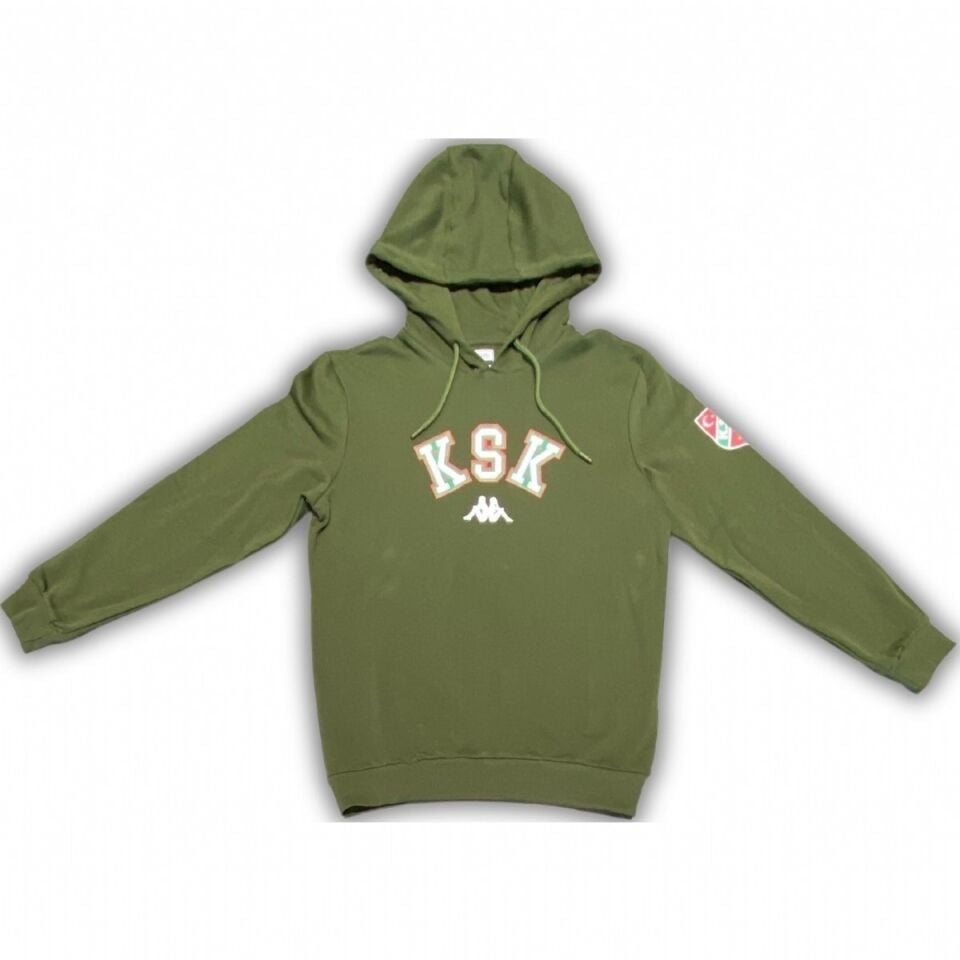 KAPPA KSK KAPÜŞONLU HAKİ SWEATSHİRT L
