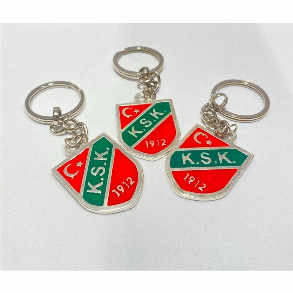 KSK LOGO  METAL ANAHTARLIK-GÜMÜŞ
