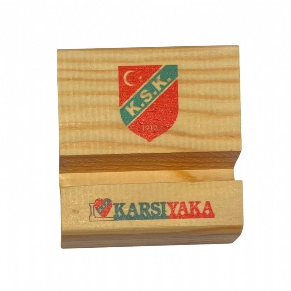 LOGO AHŞAP TELEFON STANDI ÇAM