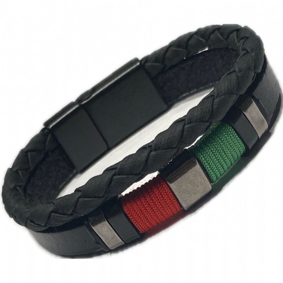 İKİLİ DERİ BİLEKLİK