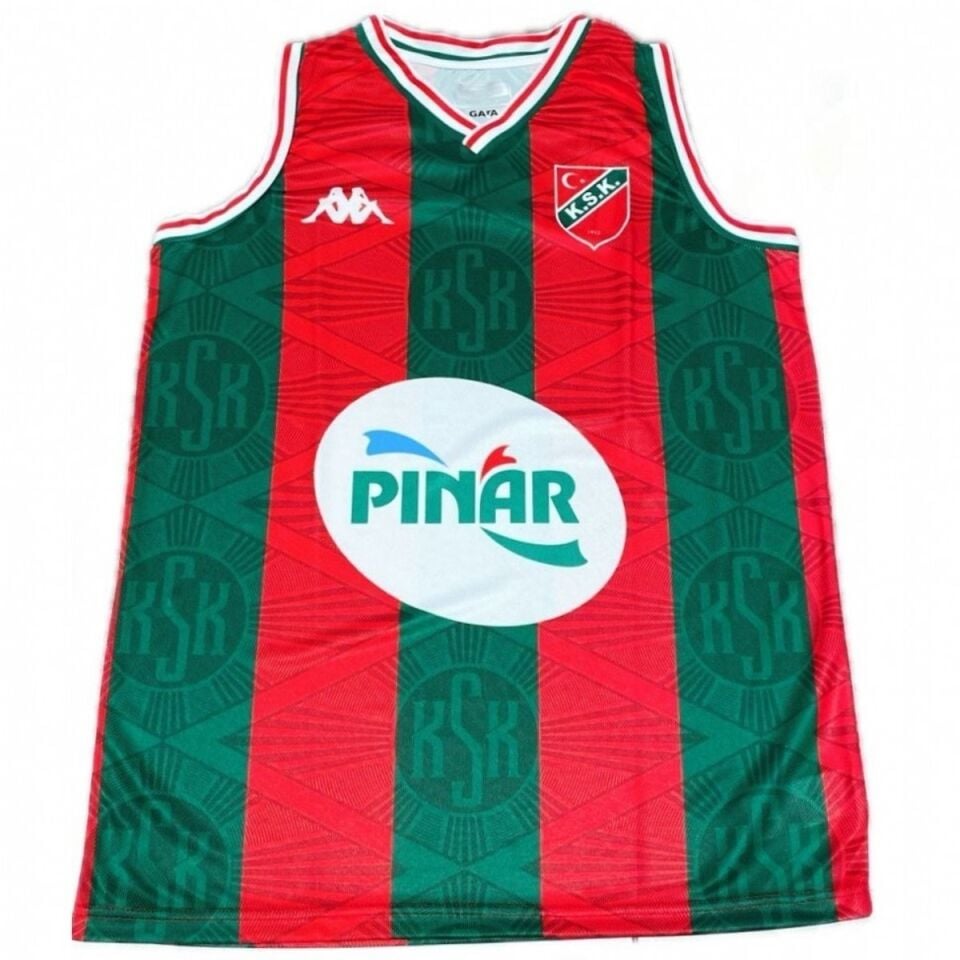 KARŞIYAKA BASKETBOL 2023/24 KAPPA ÇUBUKLU FORMA