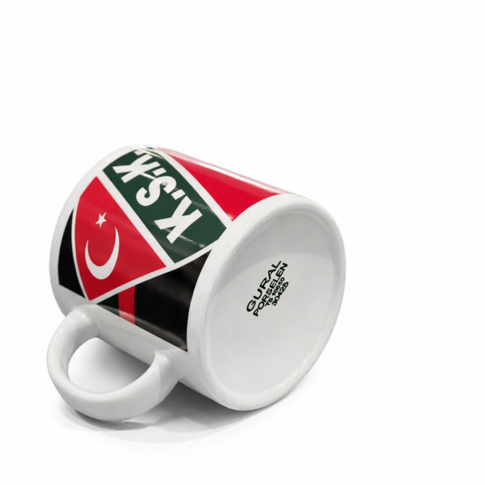 LOGO KARŞIYAKA SİYAH PORSELEN MUG