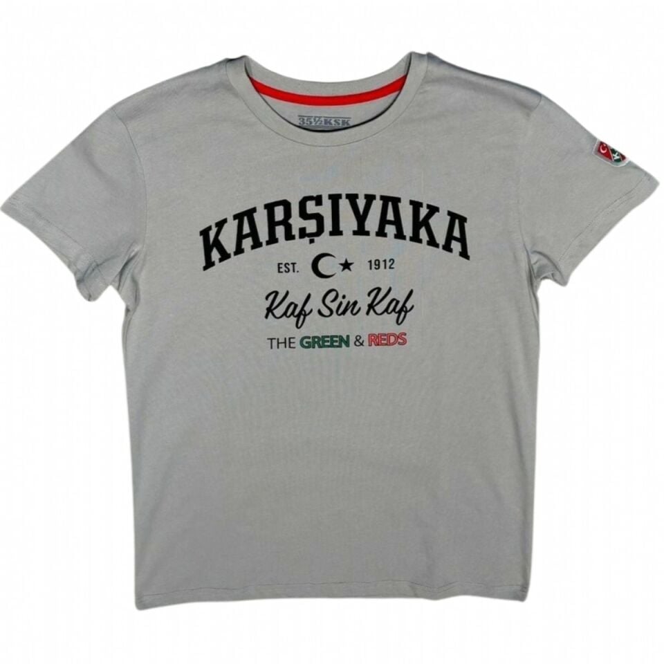 KARŞIYAKA KAFSİNKAF GRİ T-SHİRT 4XL