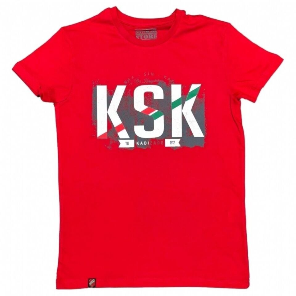 KADIZADE KSK T-SHİRT KIRMIZI 4XL