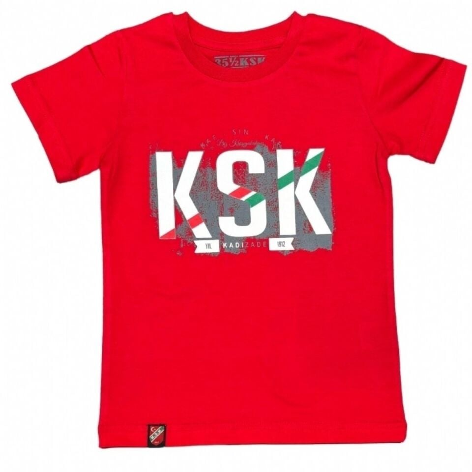 KADIZADE KSK T-SHİRT KIRMIZI Ç.