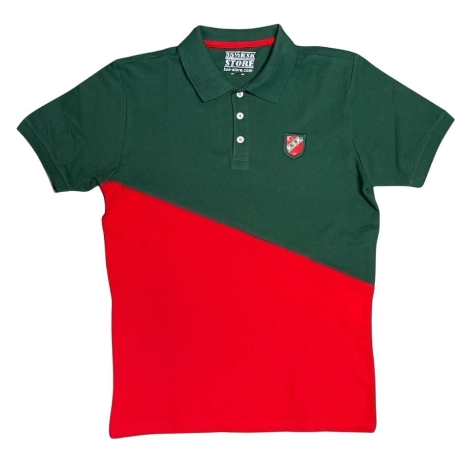YEŞİL KIRMIZI EFSANE POLO T-SHIRT Ç.