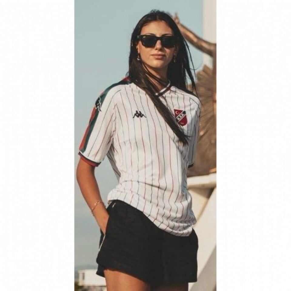 KARŞIYAKA 2024/25 KAPPA İNCE ÇUBUKLU FORMA XS