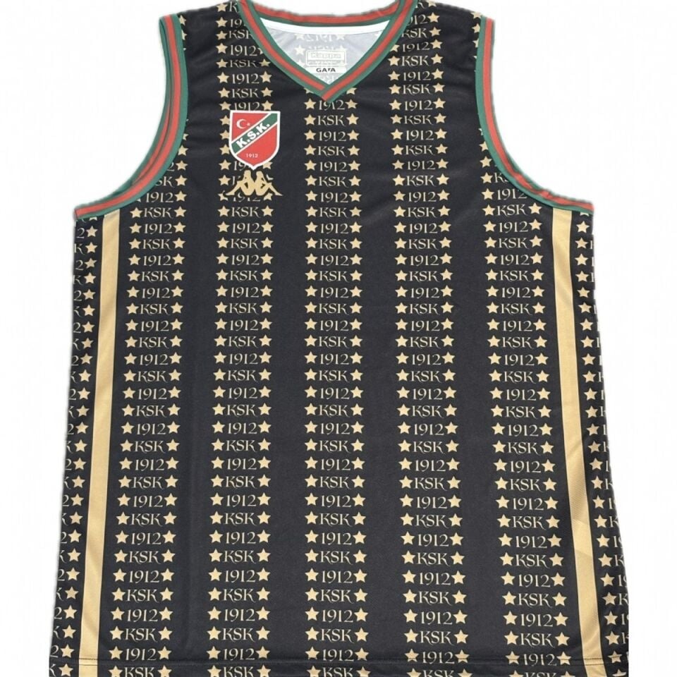 KARŞIYAKA 2024/25 KAPPA SİYAH BASKETBOL FORMA 2XL