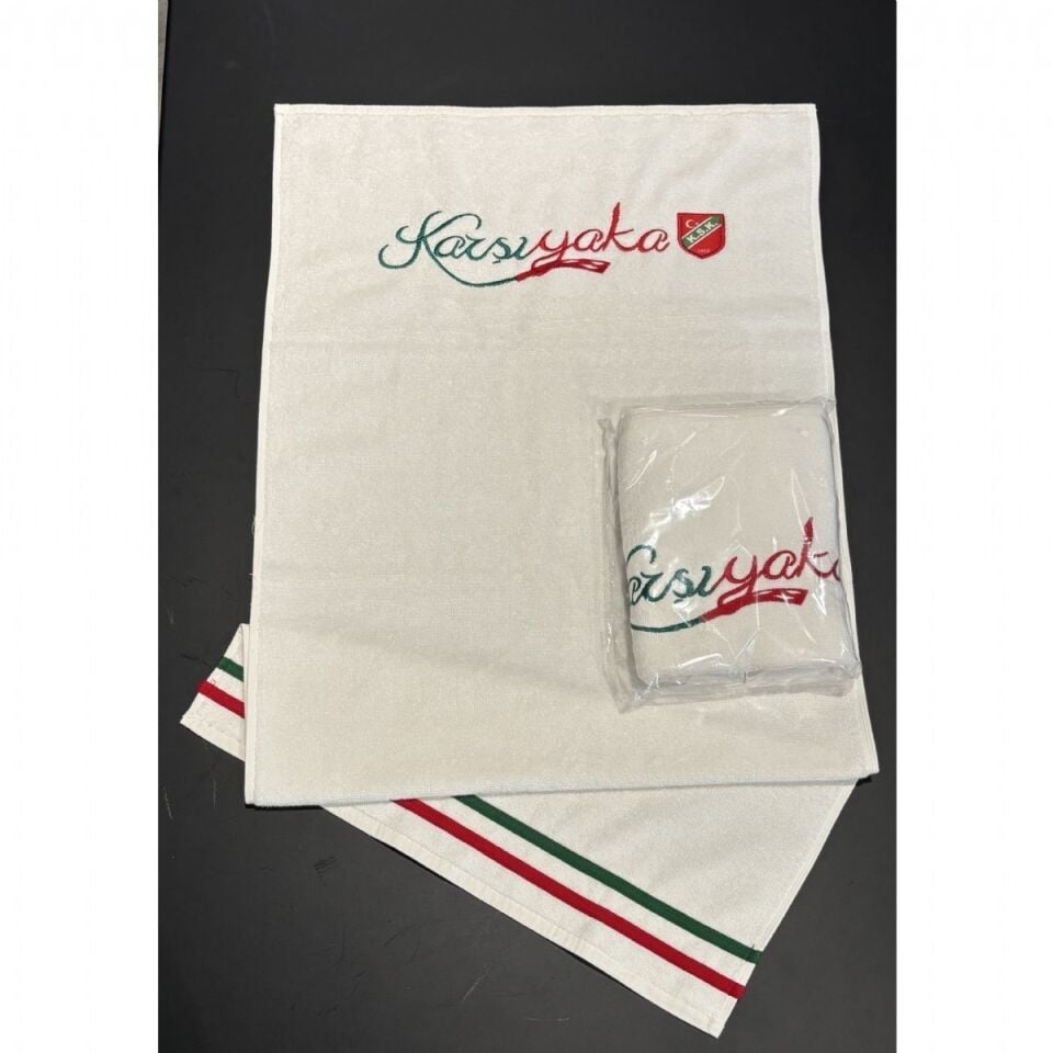 KARŞIYAKA BEYAZ EL VE YÜZ HAVLUSU