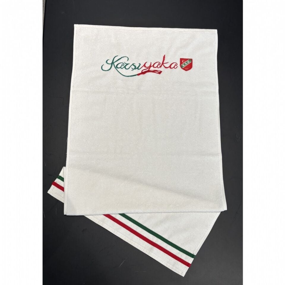 KARŞIYAKA BEYAZ EL VE YÜZ HAVLUSU