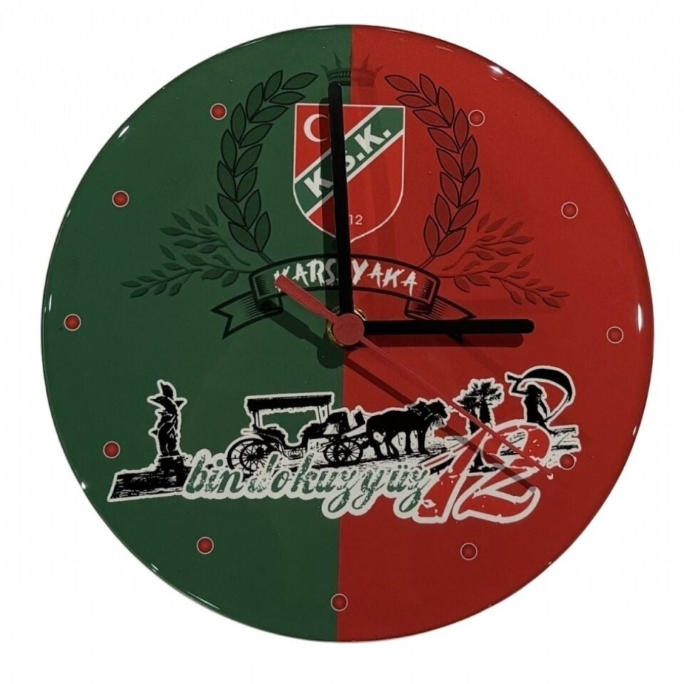 SEMT YUVARLAK DUVAR SAATİ 20cmx20cm y4