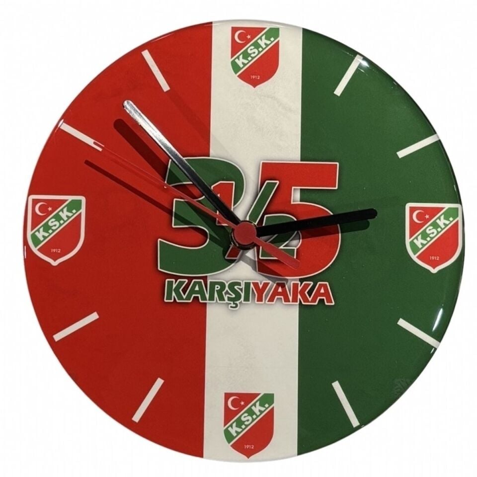 35 1/2 KARŞIYAKA DUVAR SAATİ 20cmx20cm Y6