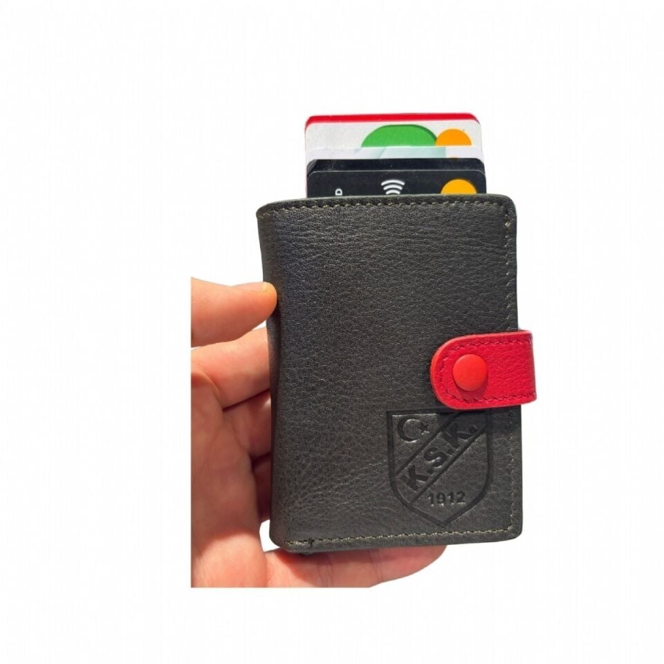 KSK MEKANİZMALI HAKİKİ DERİ CÜZDAN