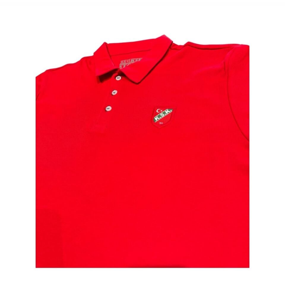 CLASSIC POLO YAKA KIRMIZI