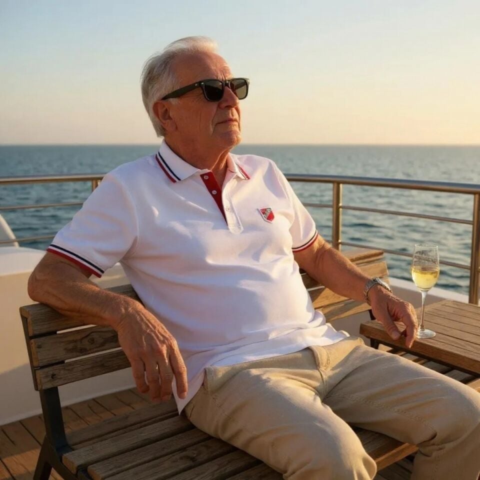 CLASSIC BEYAZ POLO YAKA 4XL