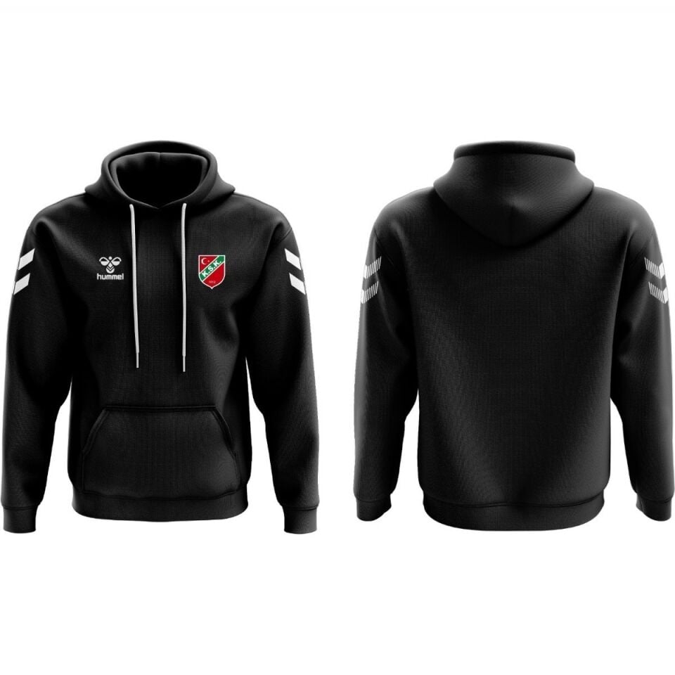 HUMMEL PAMUKLU HOODİE SİYAH. 3XL