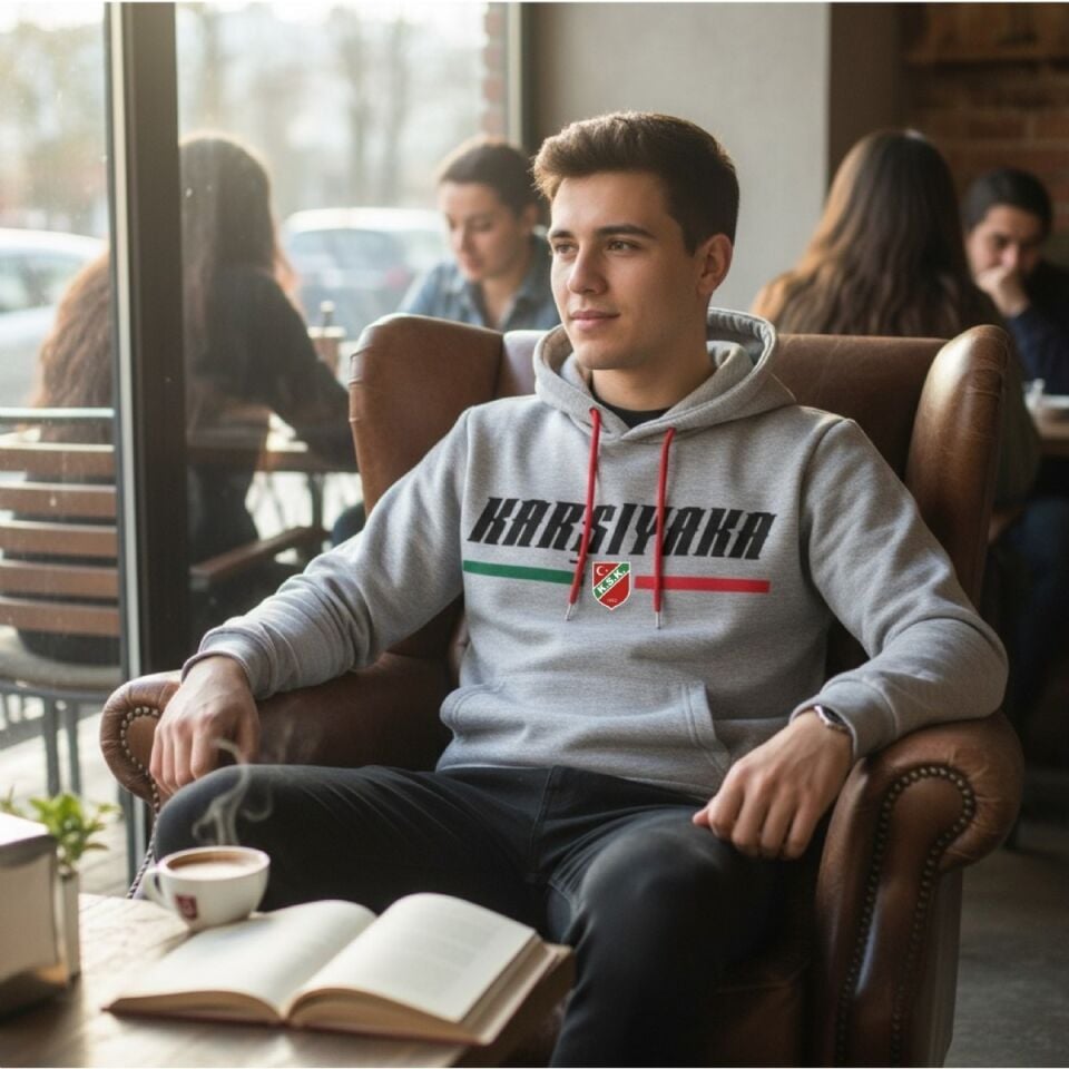 KARŞIYAKA TRİBÜN PAMUKLU SWEATSHIRT G. 4XL
