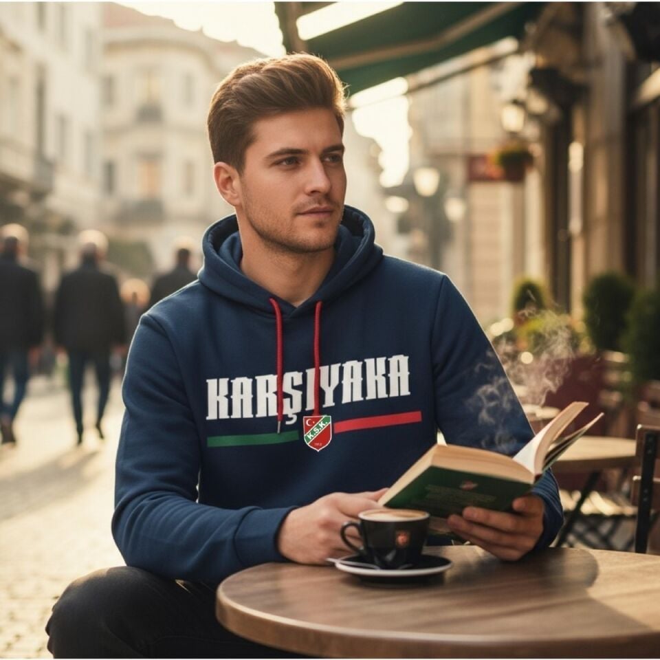 KARSIYAKA TRİBÜN PAMUKLU SWEATSHIRT M. 4XL