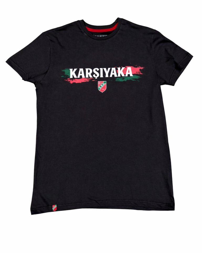 YENİ SEZON KARŞIYAKA YEŞİL-KIRMIZI T-SHIRT