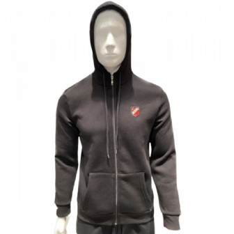 ATATÜRK KOCATEPE LOGO FERMUARLI KAPÜŞONLU SİYAH SWEAT